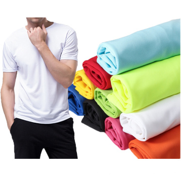 Custom Men Wholesale in China Factory 100% Polyester Standard Dri Fit T-Shirts